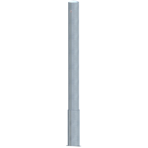Barrier bollard | tubular steel  152 x 3.2 mm | removable | without lock | Total length in mm 2000 | hot-dip galvanized